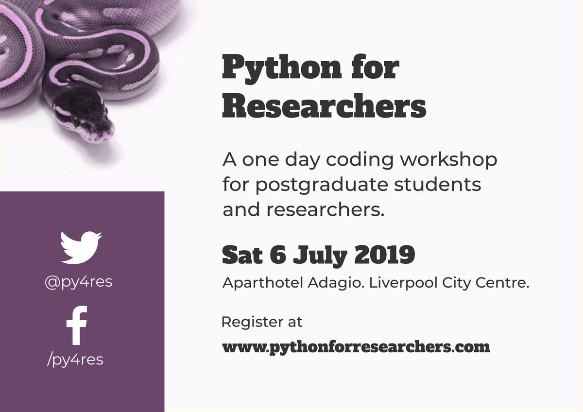 py4res's tweet photo. "I want to learn #Python but I'm worried I'll never catch up to those who have been coding for years" π±
The #Py4Res workshop is designed to show you that the gap isn't that wide. You can become proficient in a single day!
@livuniPGRDev @LivResearcher @LJMU_PGRs @LJMUResearch https://t.co/aRMNyo6L6Q