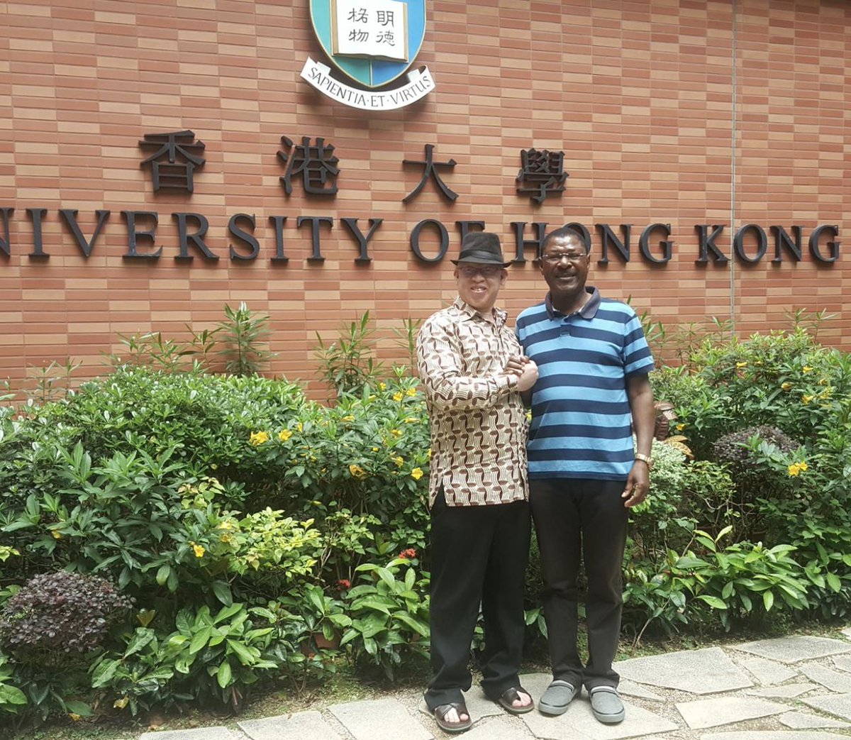 Senators Moses Wetangula and Isaac Mwaura in China to represent the Senate at the International Anti Corruption Conference in Hong Kong. 'We paid a courtesy call at the Faculty of Law of University of Hong Kong where Prof Yash Pal Ghai taught for 10 years.' ~ Sen. Mwaura.