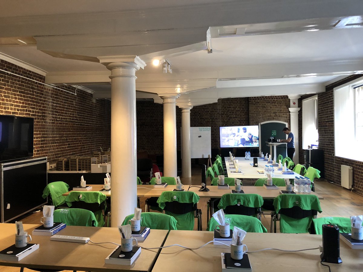 natilikgroup's tweet photo. All set up and ready to go this morning for the first UK #devnetexpress hosted in our offices! Keep your eyes peeled for more updates https://t.co/87AitRKmlJ