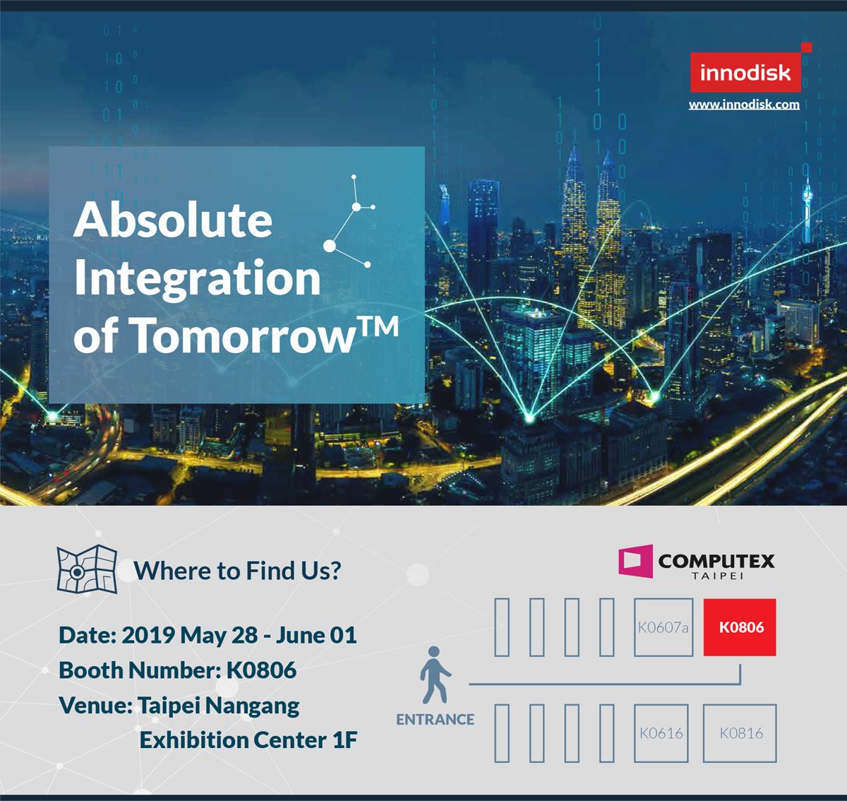 Innodisk_Corp's tweet photo. Visit us at #COMPUTEX TAIPEI, Hall 1/ K0806 on 5/28~6/1!  We are partnering up with #Aetina, #Antzer Tech, and #Millitronic as well as business partners to present extraordinary solutions and product series of #AIoT!

#industrial #FlashStorage #DRAM #ExpansionCard #cloud https://t.co/ZPJ98s0qot