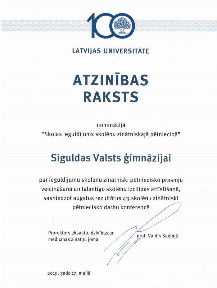 svg_lv's tweet photo. Saņemts Atzinības raksts par talantīgo skolēnu izcilības attīstīšanu zinātniskajā pētniecībā. Lepojamies ar mūsu skolotāju un jauniešu darbu! https://t.co/vfkqRXg2Fd https://t.co/ExtpbUr4k1