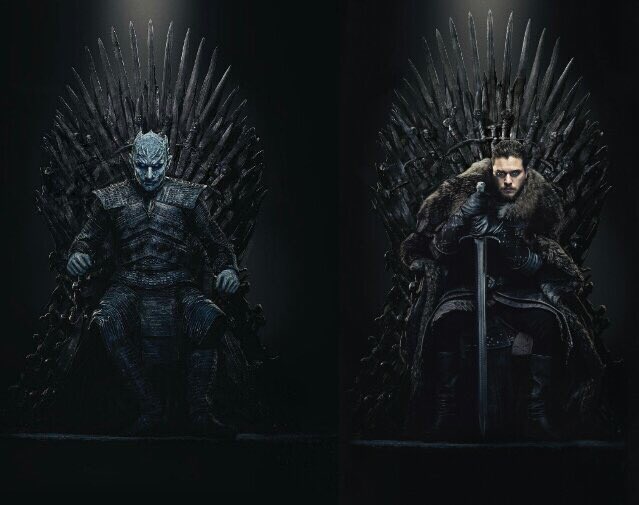 MAK9514's tweet photo. The only two endings we deserved #GAMEOFTHRONES  #TheFinalEpisode https://t.co/GDZp44qnOm