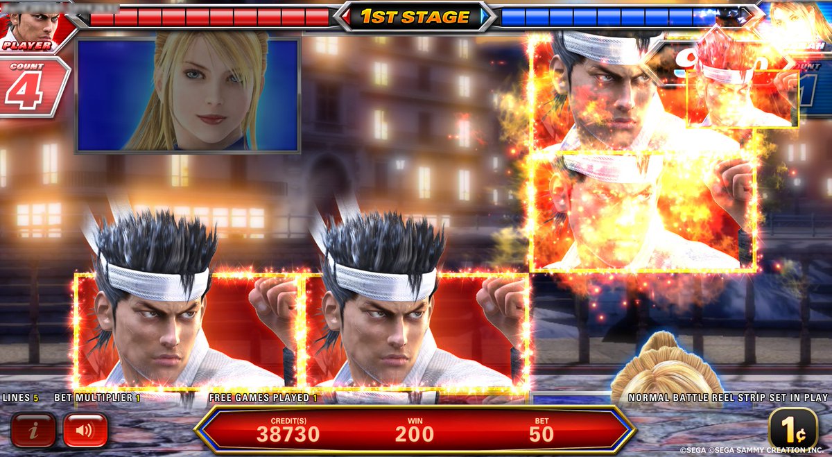SEGA_OFFICIAL's tweet photo. 「Global Gaming Expo Asia 2019　#G2EAsia2019」にて、セガIPを使用したカジノ機器『Virtua Fighter BATTLE GENESISTM』『HOUSE OF THE DEAD SCARLET DAWN BATTLE GENESISTM 』を初お披露目しました！

今夏マカオをはじめアジアでリリース。大型カジノ施設に設置予定です。https://t.co/SvaZcckLE6 https://t.co/kfjAOqJYnM