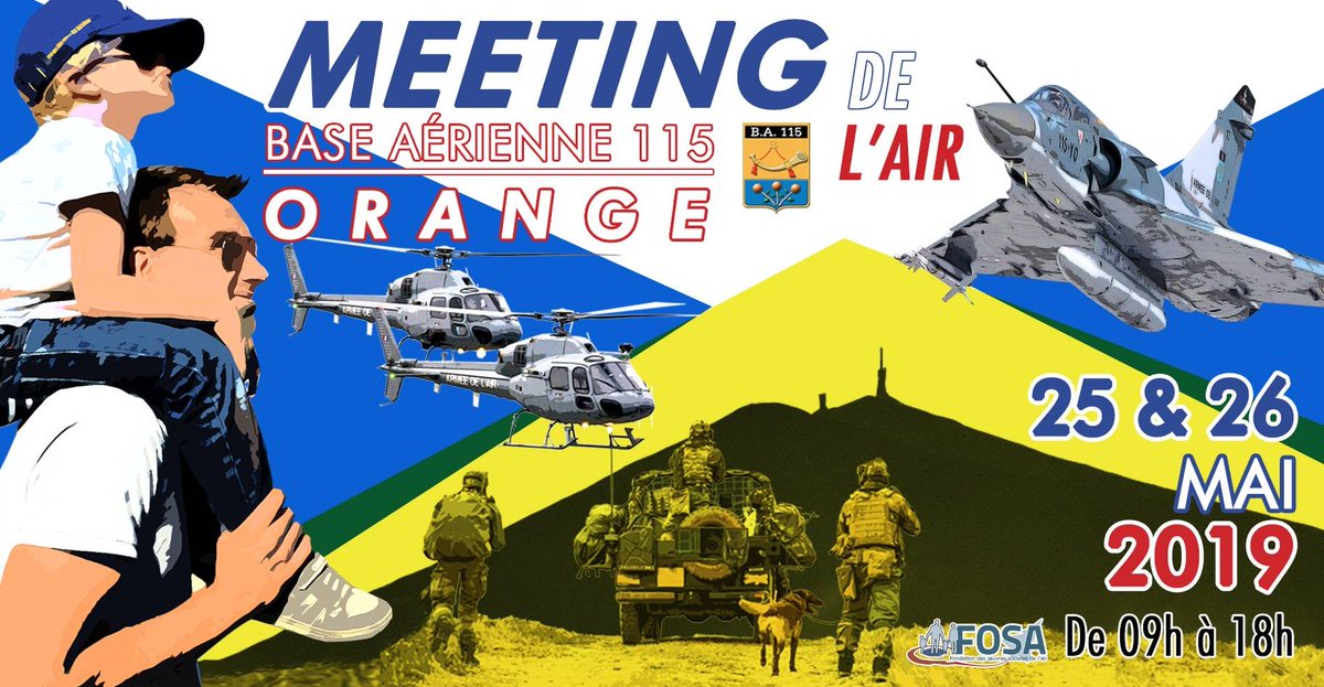 FFVolenPlaneur's tweet image. | Meeting de l'air |✈

La FFVP accompagnée des clubs d'Avignon-Pujaut et des Planeurs Pierrelatte​ sera présente sur la Base aérienne 115 à Orange le samedi 25 et le dimanche 26 mai de 9h à 18h. Venez nombreux, essayer le simulateur à réalité virtuelle et découvrir le planeur !