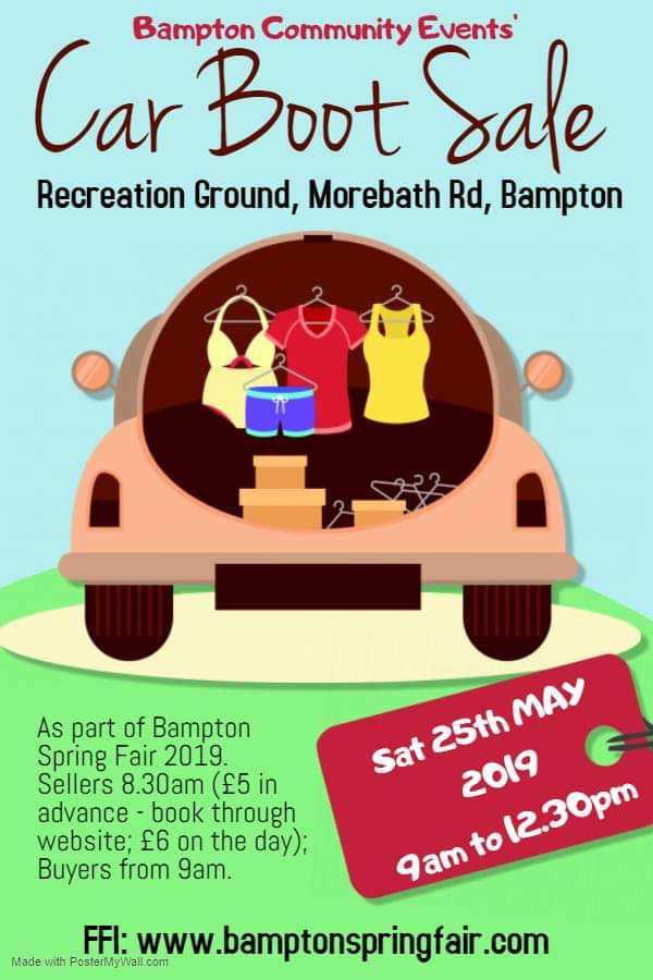 bampton_fair's tweet photo. This #BankHoliday #Weekend in #Bampton - come join the fun! #DogShow #Beerfest #Music #livemusic #Devon #Exmoor #Community #whatson #MidDevon FFI: https://t.co/FNHeWEAbSN
Saturday 25th May 9am-4pm Spring Fair, Sunday 26th May 12-8pm Music, Beer &amp; Cider Festival ALL WELCOME! https://t.co/LeBOUV0GwL
