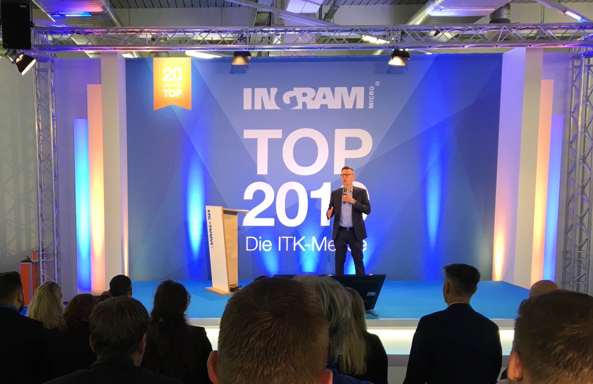 Ingram Micro Deutschlandchef Alexander Maier eröffnet die 20. TOP!