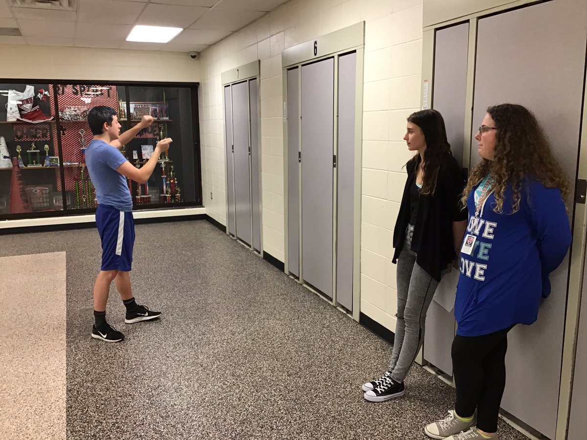 PTMSTheatre's tweet photo. Last day before improv activities, and Theatre 1 students are sharing monologues they wrote! https://t.co/L7pWb7Hmw3