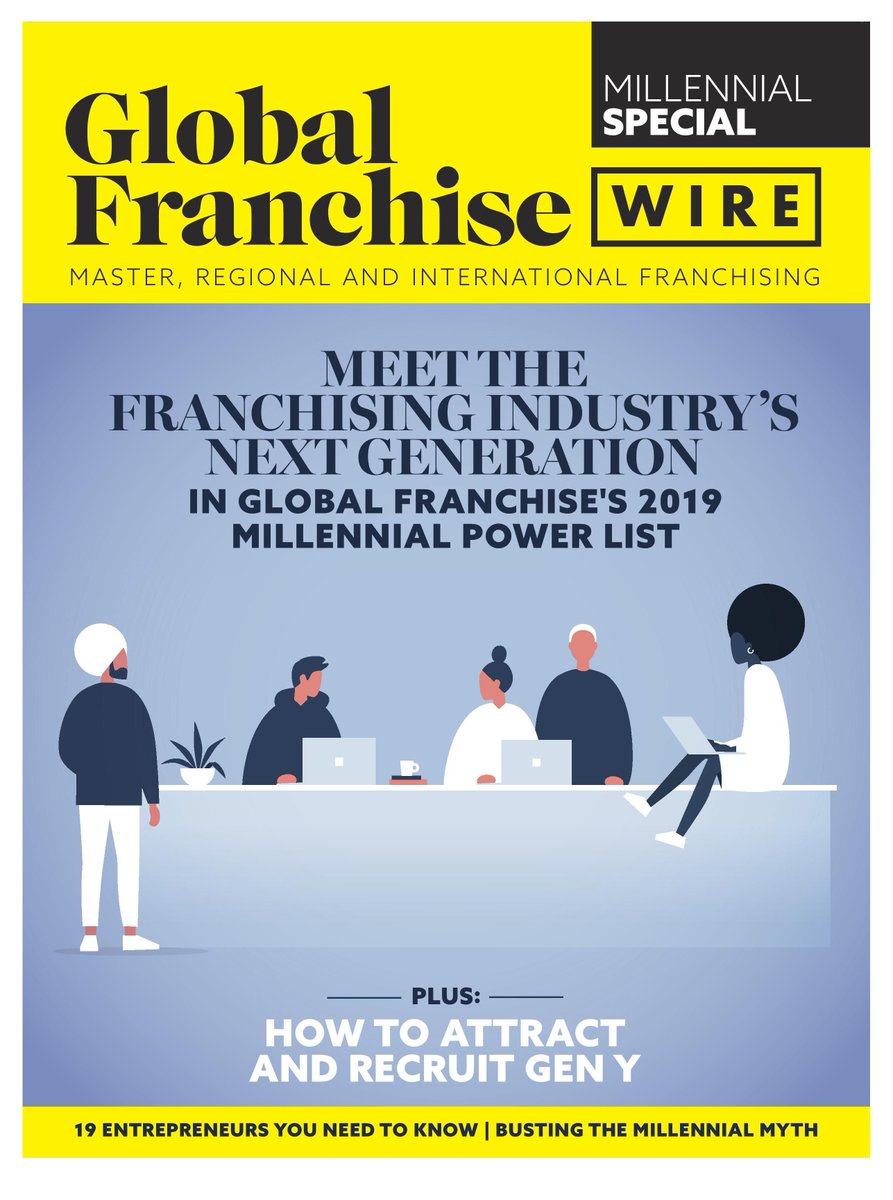 globalfranmag's tweet photo. In our #millennial special, we shine a light on one of the most influential groups in #franchising, covering what makes #GenY tick, as well as profiling the industry's trailblazers in our #Millennials in #Franchising Power List.

Download it here 👉 https://t.co/K2mDJxXMwR https://t.co/g3rp1kYjV1