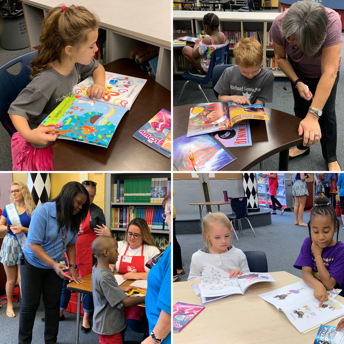 Read USA Book Fair Giveway! Every child will select 3 books to take home! Be More and read every day!