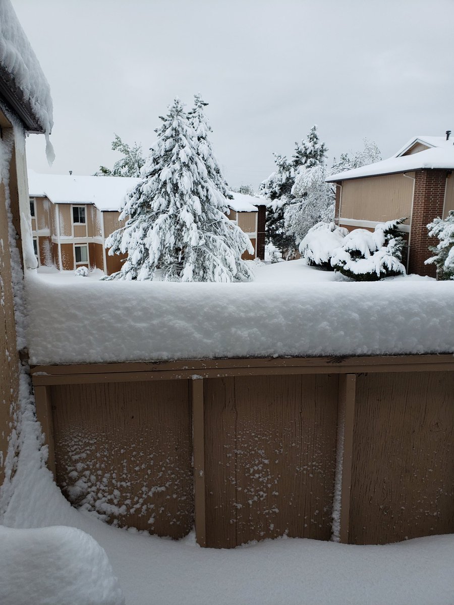 JdWpink's tweet photo. Then woke up to this. A blizzard in May is not normal. This is climate change. https://t.co/jh9W3XXP2V