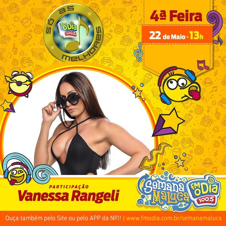 FmODiaOnLine's tweet photo. NO AR!
#SóAsMelhores
Participação:
#VanessaRangeli
Apresentação 
#AlexandreWoolley
#SemanaMalucaFMODIA
Ouça 100.5fm by @radiofmodia
Baixe o App:
https://t.co/thDUk2tsJ7
#MalucoNaFMODIA https://t.co/e95j0flCWS