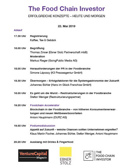 fochaix's tweet photo. BLOCKCHAIN IN DER FOODBRANCHE – Präsentation von Antoni Hauptmann (OURZ AG) beim Frühjahrsevent von TFCI am 22. Mai in München https://t.co/RA08TURKH2 #EbnerStolz #VCMagazin #HansImGlück #Restrukturierungspartner #TFCI #OURZ #K3Presseagentur #Vano #Fochaiac #Fochaix https://t.co/zzHq7lSye9