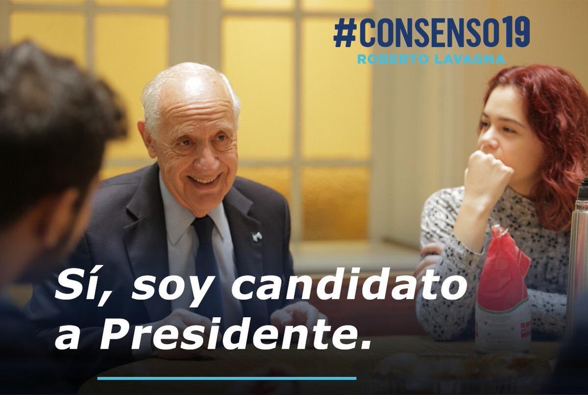 LavagnaCABA's tweet photo. Sí, soy candidato a Presidente
#Salgamos
#Consenso19 
#LavagnaPresidente https://t.co/9sfLrusNAr