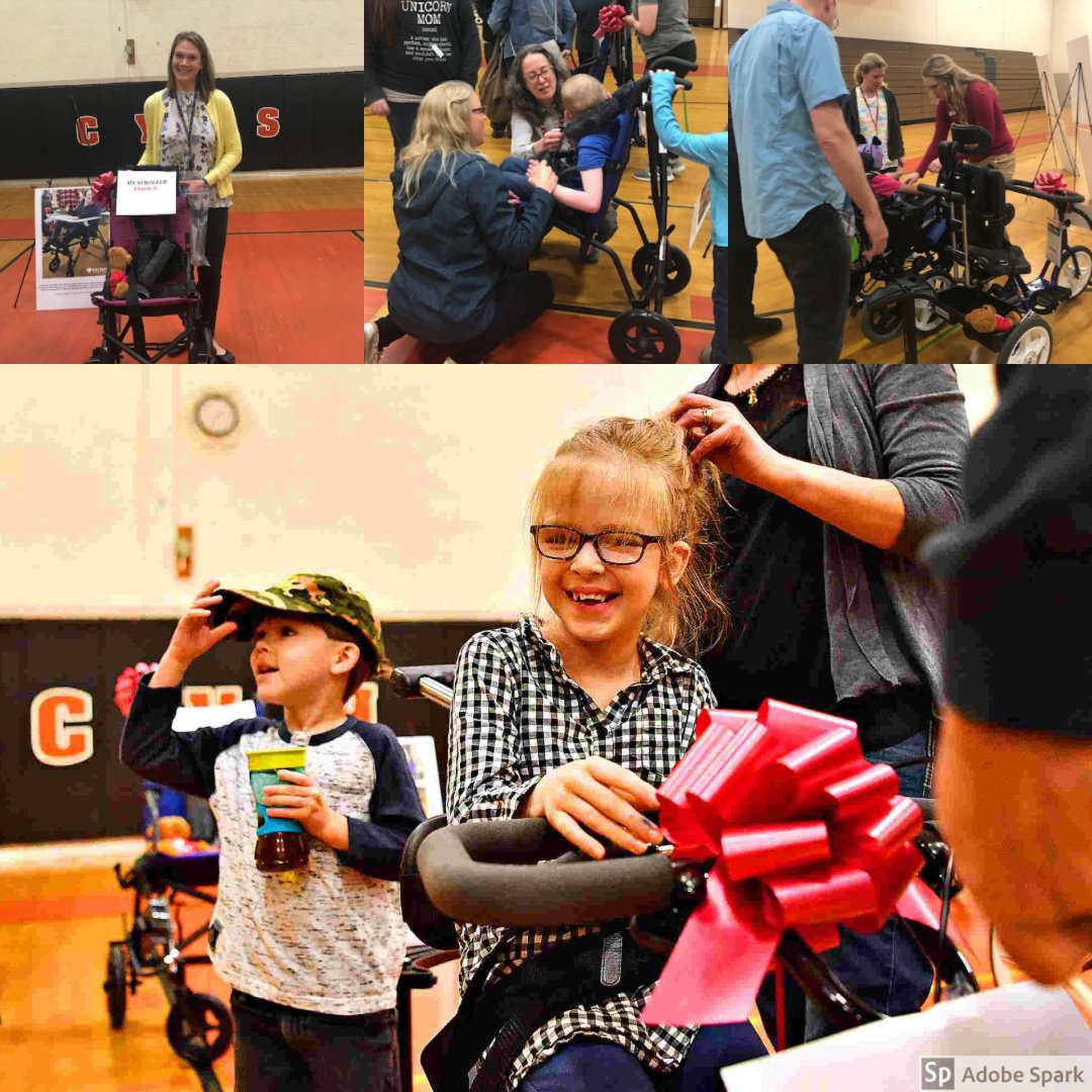 With the help of many of our amazing LIU 12 therapists, students were nominated for bikes/strollers to Variety Charity. On May 14th they stopped by the York Learning Center to drop off 17 bicycles, strollers &amp; communication devices that were customized to fit individual needs.