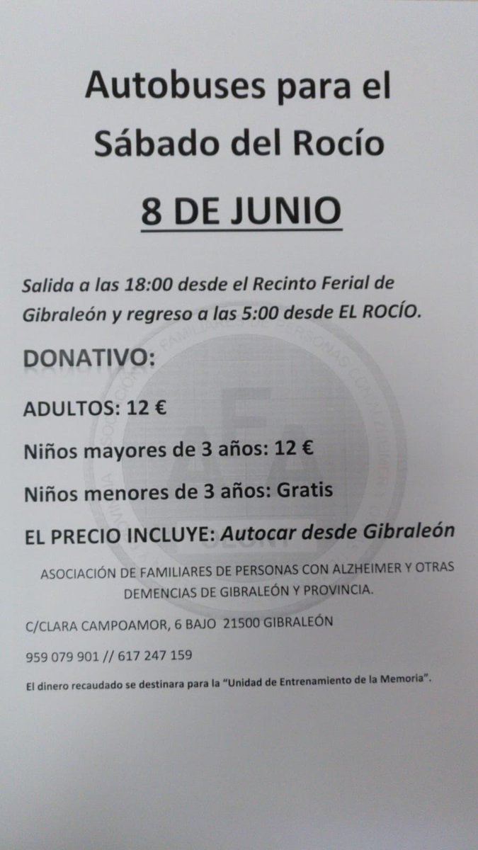 afaolont's tweet photo. 🔔🔔Si quieres pasar un ratito de Rocío, con la seguridad de no tener que conducir, Afaolont conduce por tí y te lleva el próximo 8 de junio al Rocío.🔔🔔 https://t.co/cbIFrnCIZF