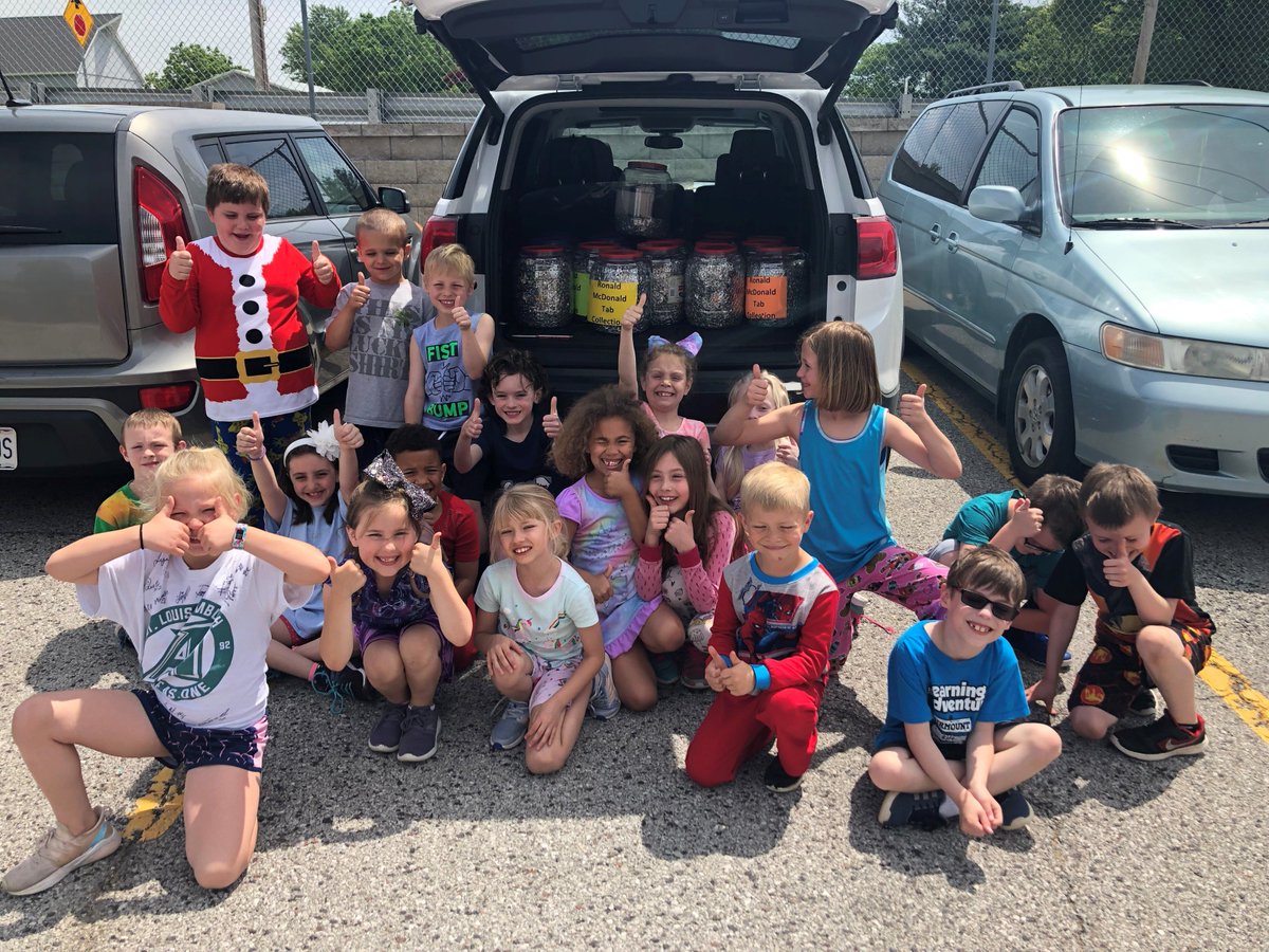 FMTFalcons's tweet photo. We collected 18 buckets of tabs for the Ronald McDonald organization this year! Way to go Falcons! #FMTcommunity #FMTpride https://t.co/hf1tGXRgoP