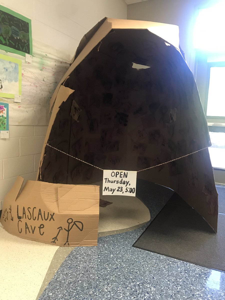 TheRoyalArtroom's tweet photo. Here is a sneak peak in our Lascaux cave! We hear it’s full of wonderful cave art! 😁 Come discover it for yourself on Thursday at 5pm. #oneRCE #artsmatter ❤️🎨 https://t.co/428G9tLGx1