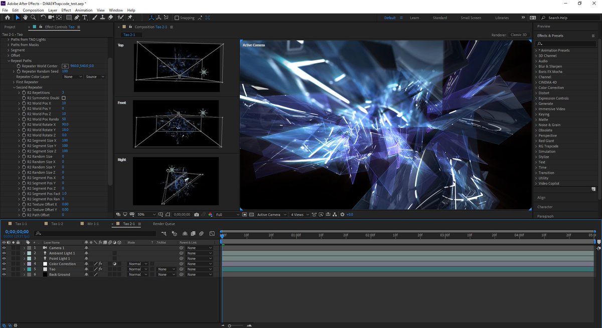siei_1221's tweet image. 雨の日のビニール傘をイメージして、TaoとShineで作りました

#aftereffects #trapcode #trapcodetao #trapcodeshine #flashbackjpn
