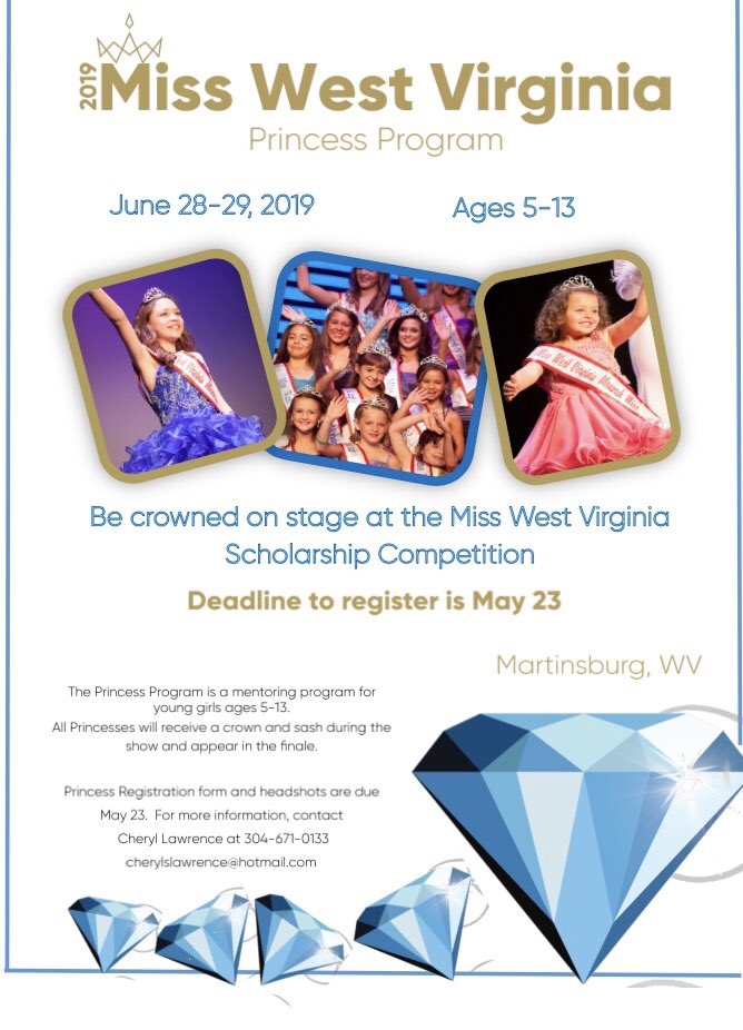 MissWVOrg's tweet image. Contact Cheryl today to join our Princess Program!