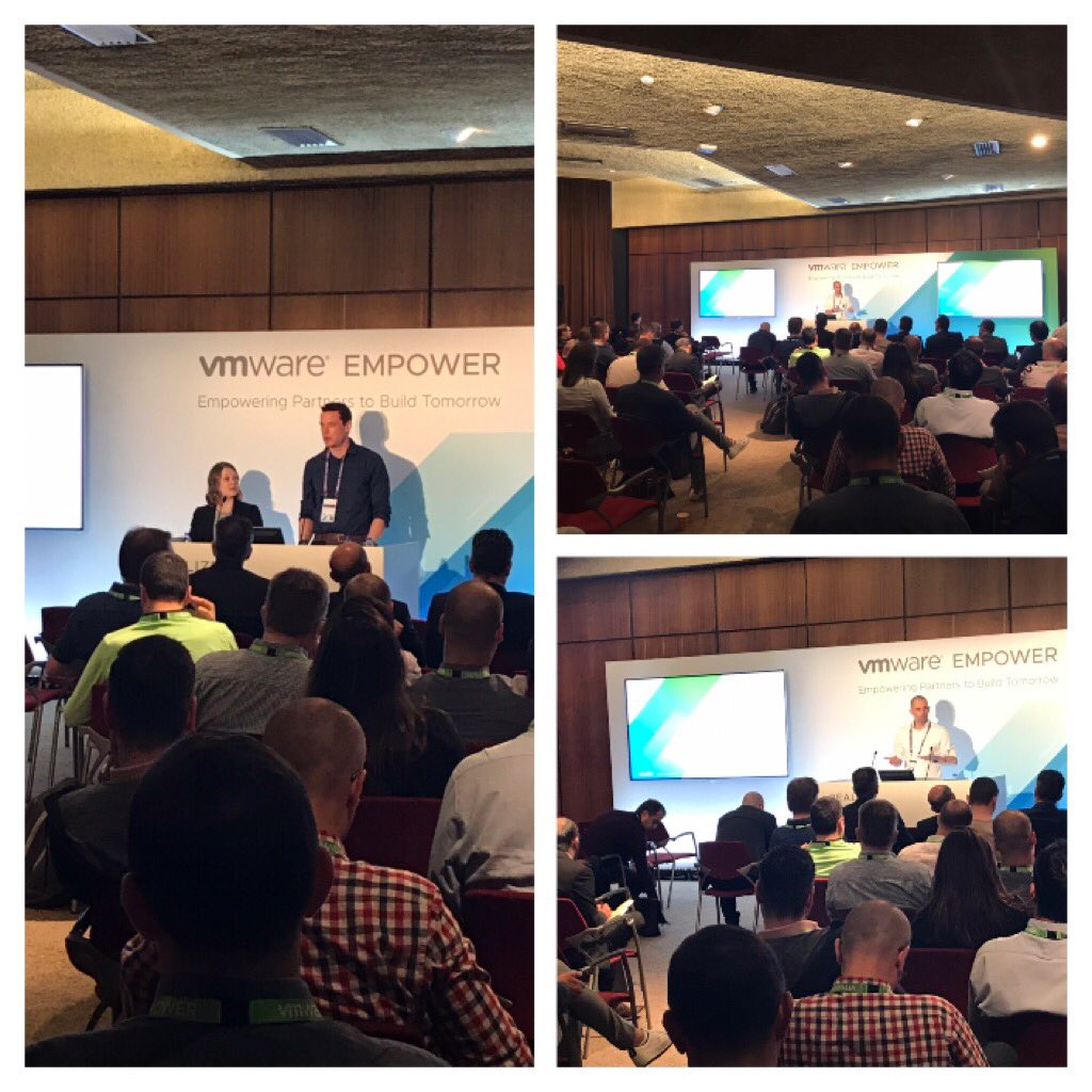 LongTall007's tweet image. Another great session with @DellTech teams @VMwareEMPOWER with @andyphilp @caseylpowell discussing #UnifiedWorkspace powered by #WorkspaceONE and @baecke discussing #cloud #strategy and migration