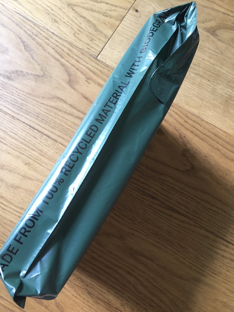 NodPodBaby's tweet photo. @KirstieMAllsopp We switched to these recycled postbags with biodegradable additive about a year ago. They’re not very pretty but we felt it was a step in the right direction! https://t.co/g1wmuoh3Cc