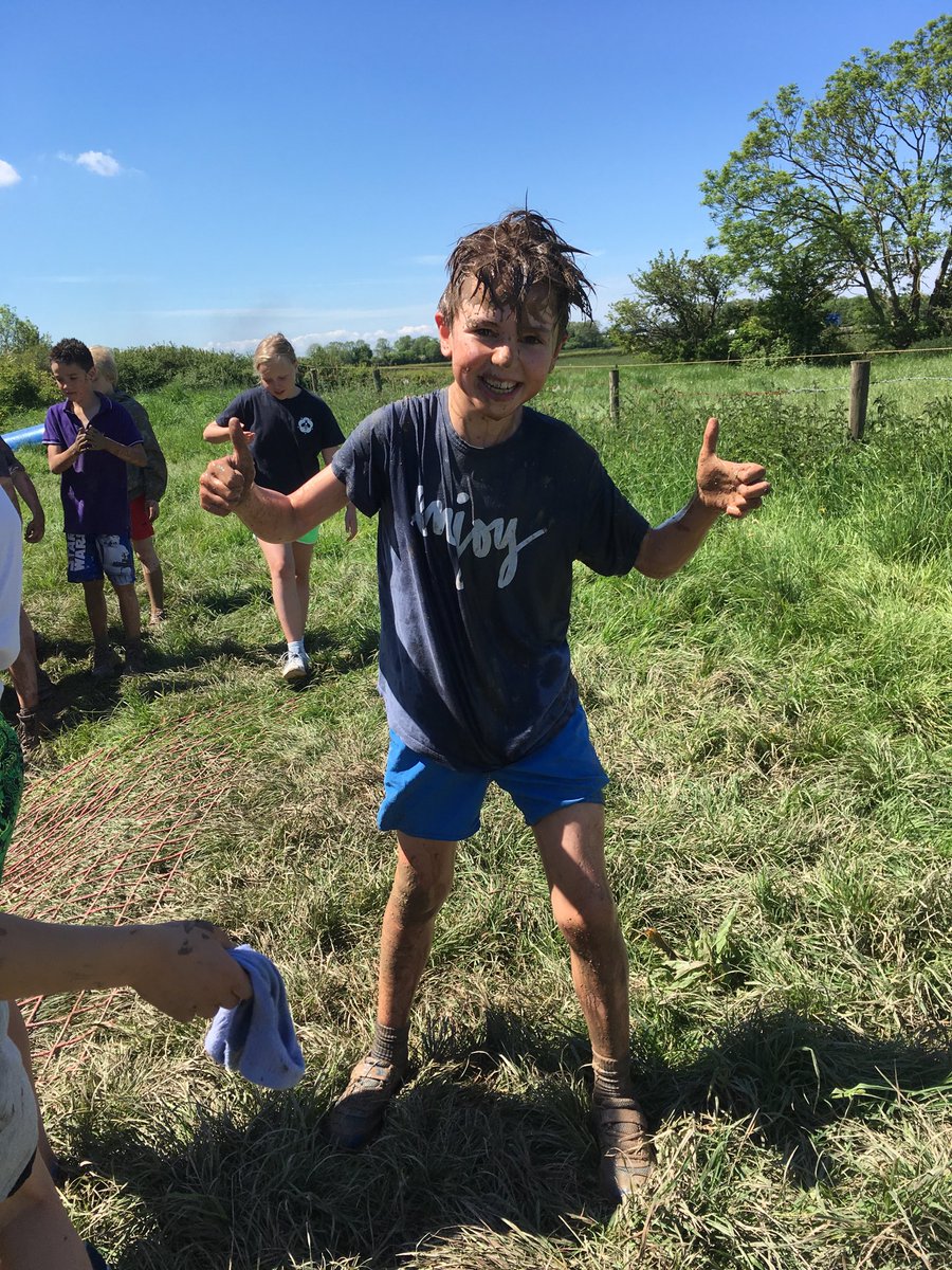 DunhurstCamps's tweet photo. Some very muddy campers on the #Group2Camp https://t.co/OW8tRO1kXW