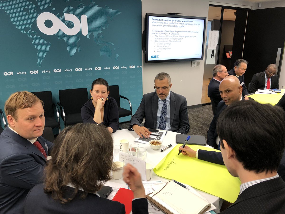 davidwatson_m's tweet photo. Thanks to @ODIdev partners & friends for joining #devagencies conference - bursting with ideas & recommendations on working better together, & the beginnings of a new partnership framework to deliver #SDGs . Weโre inspired & energised ๐ - hope you were too! https://t.co/O0ty8rujGu