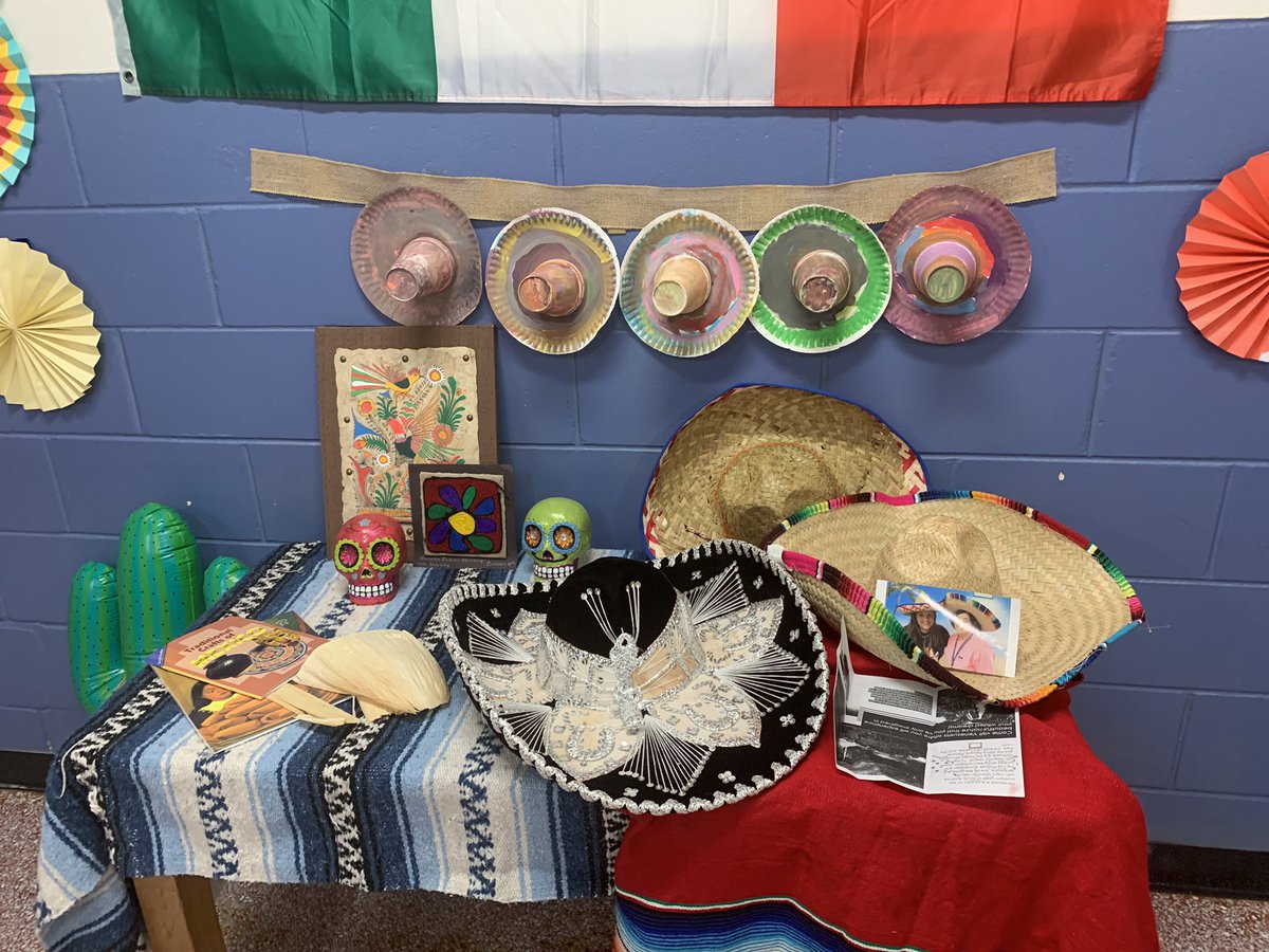 Multicultural Day @MortElementary Each station had student created powerpoints to show different aspects of each culture.. food samples 😋😋.. and amazing art work!  I was so impressed!