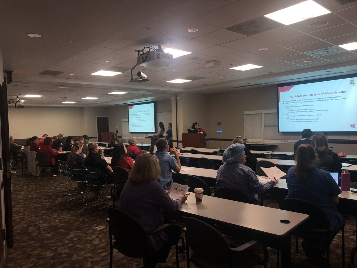 Kicking off the Safety Advocate Meeting this morning learning about High Reliability Organizations.  This starts our 5 month plan for hi lighting HRO’s throughout the Hosptial!