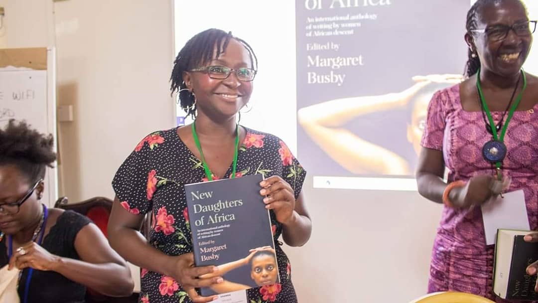 TrustAwt's tweet photo. 5/6
Launch of New Daughters of Africa anthology during #UIWC19 https://t.co/vpUwtUug3X