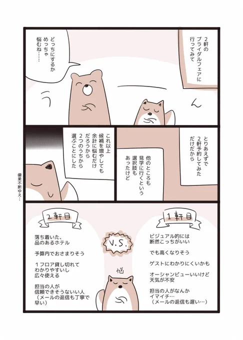 #結婚式を挙げたときのレポ漫画 ⑥ 