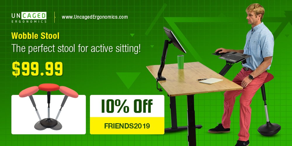 Tip, twist, spin, balance and wobble your way to better health! Sit actively or perch near standing height with the original #WobbleStool #healthymovement #worklife #betterhealth #healthyworklife #ergonomicoffice #ergonomicfurniture #officefurniture bit.ly/2oHa3eR