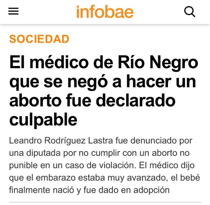 VidaArg's tweet photo. Hoy la Justicia Argentina marcó un hito histórico, decidió guardarse la Constitución en el bolsillo y juzgar a un médico que defendió la vida desde el momento de la Concepción. 
No queremos vivir más en un país en donde estas cosas sean toleradas.
#JusticiaParaRodriguezLastra https://t.co/CWKid3Z4Rn