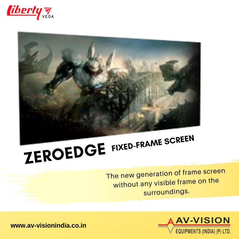 AVVisionIndia's tweet image. With its super-skinny frame and beautifully crisp picture, it looks like an enormous flat-screen TV hanging on your wall. It even looks good with the image turned off.
Explore our range here: av-visionindia.co.in

#Frameless #ZEROEDGE #ProjectionScreen
#ProjectorScreen #Screen