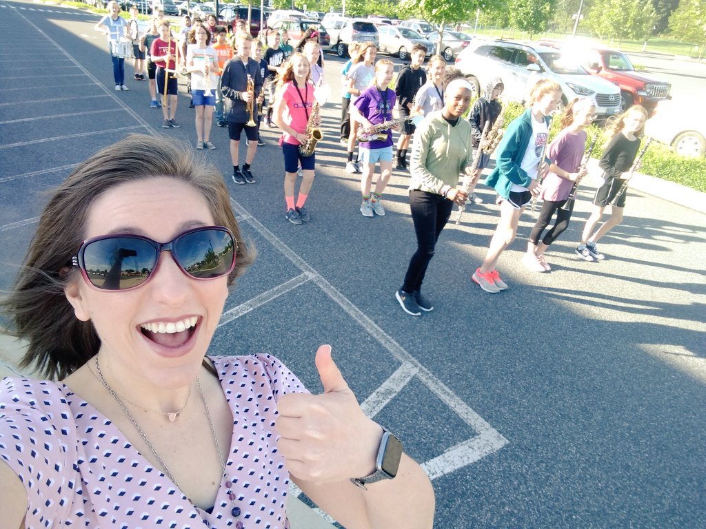 MsMcDonaldsBand's tweet photo. It's a beautiful morning to learn to march!! https://t.co/yTFgRKSTbw