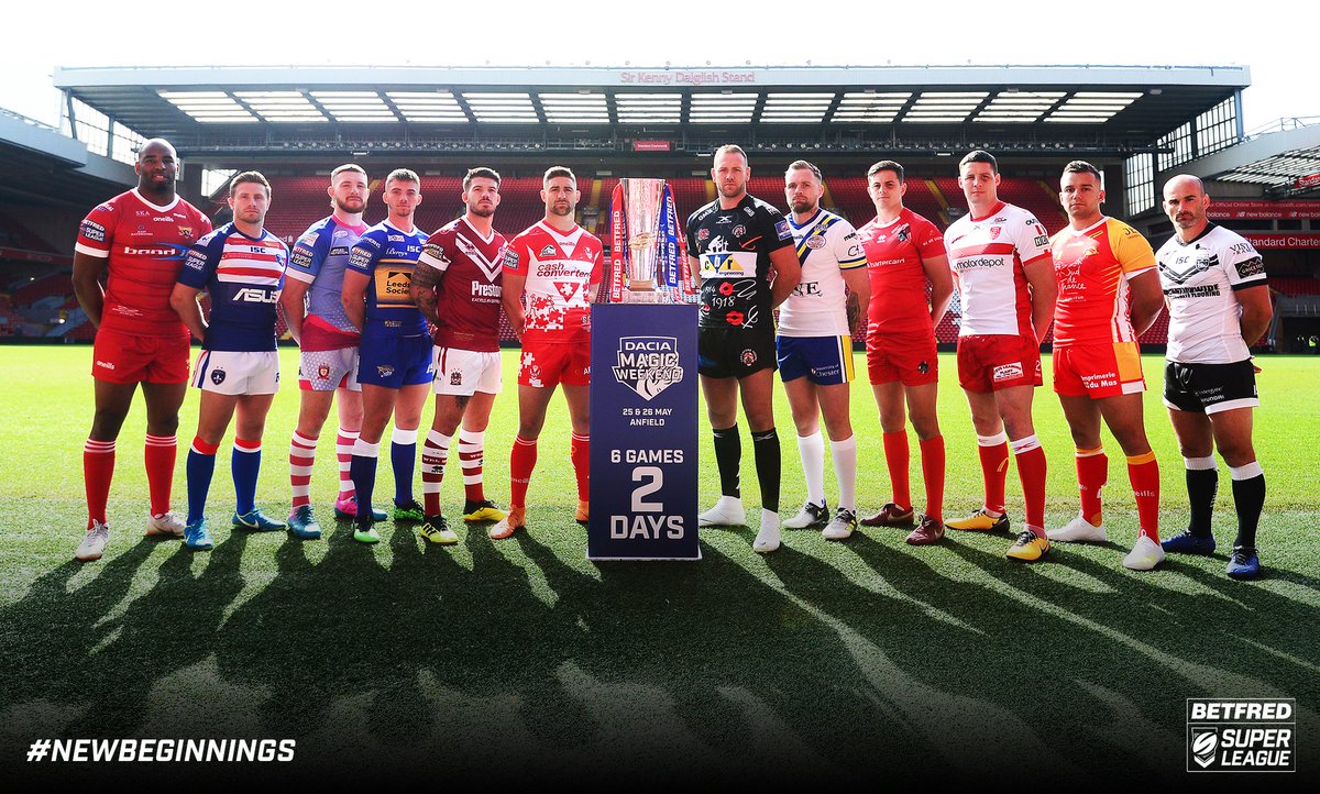 SuperLeague's tweet photo. 🏉 Dacia #MagicWeekend
🏟️ Anfield, Liverpool
📅 Saturday 25th &amp; Sunday 26th May
🎟️ https://t.co/By88O41Ar1 

Fan Guide: https://t.co/CjQxdoEpSX
Travel Information: https://t.co/ay3btlXKPM https://t.co/Sgrb4PvFTM