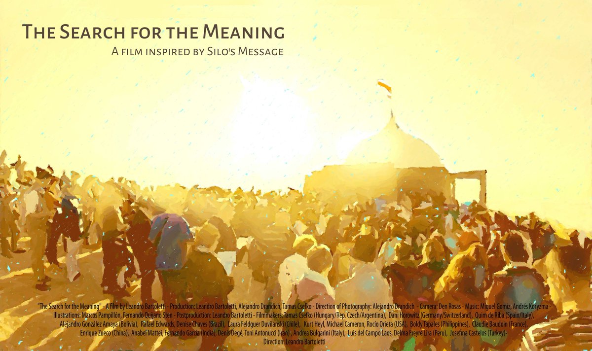 "The Search for The Meaning" is a collective experience, made with the audiovisual contribution of many people who record their spiritual life in 20 countries , to show a new spirituality that is being born.#cine #documental #documentary #silo #mensaje #mensajedesilo #silo