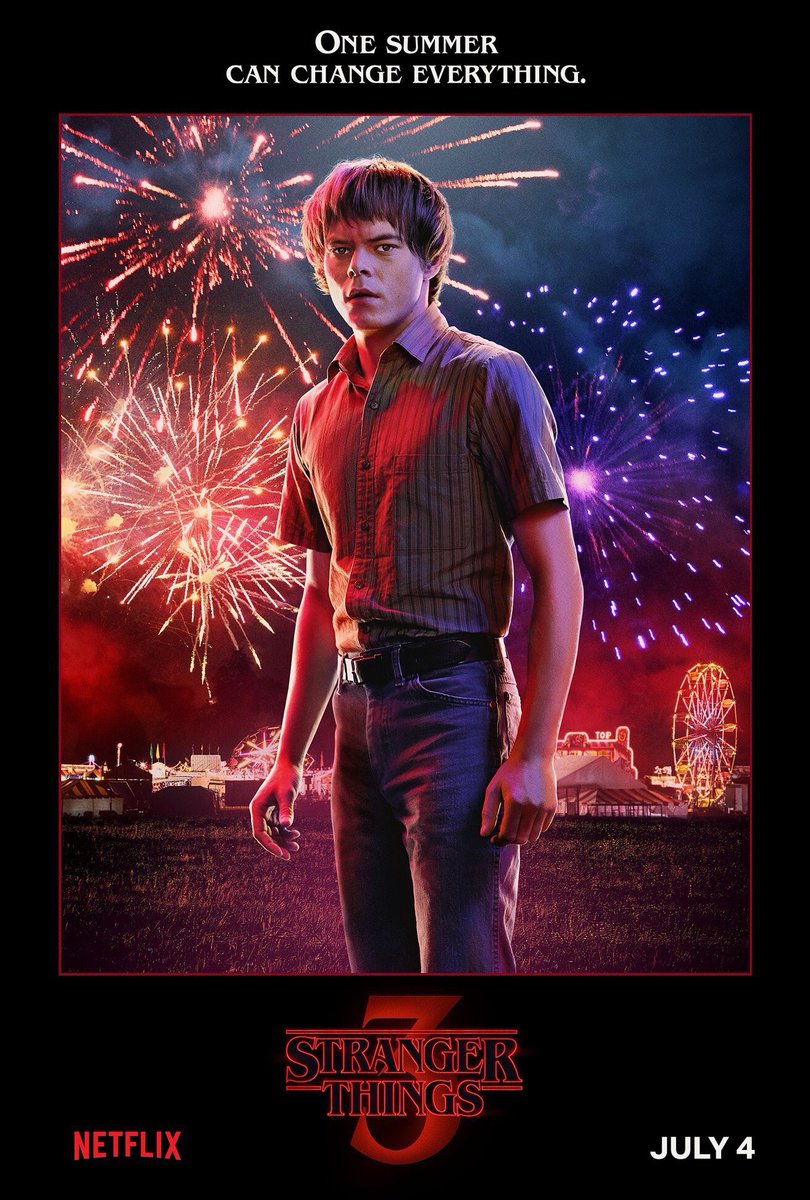 โปสเตอร์ตัวละครจาก Stranger Things ซีซั่น3 — ดัสติน, ลูคัส, แนนซี่, โจนาธาน

4 ก.ค. นี้เจอกันที่ <a href="/netflix/">Netflix</a> 
#StrangerThings3
