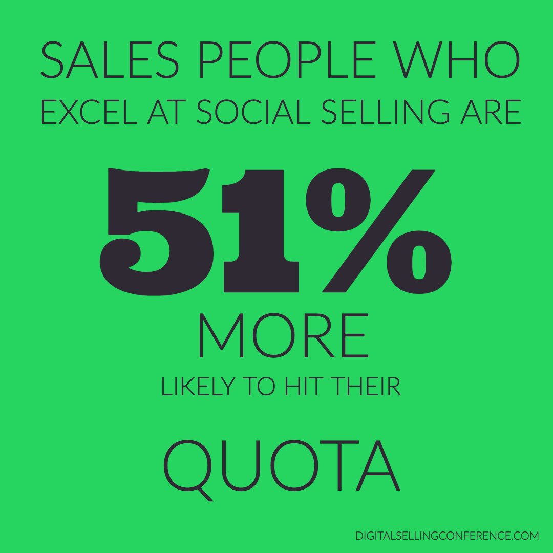 digital_sell's tweet photo. Do you think #socialselling will help you hit your sales goals? Let us know in the comments. A huge shout out to our sponsor @OddsMarketing ! Be sure to check them out! #digitalsellingsecrets #podcast #digitalselling #digitalsellingconference #houston #digitalmarketing https://t.co/GCewuHCC6r