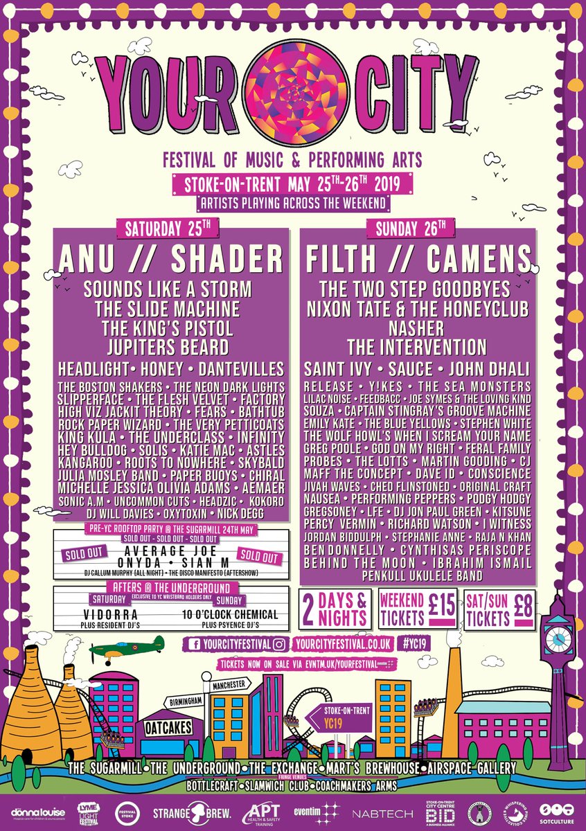 <a href="/TheProbes/">PROBES</a> will be playing <a href="/YCfestival/">Your City Festival</a> this Sunday <a href="/exchangestoke/">THE EXCHANGE STOKE</a> - the band are on stage at 6.25.