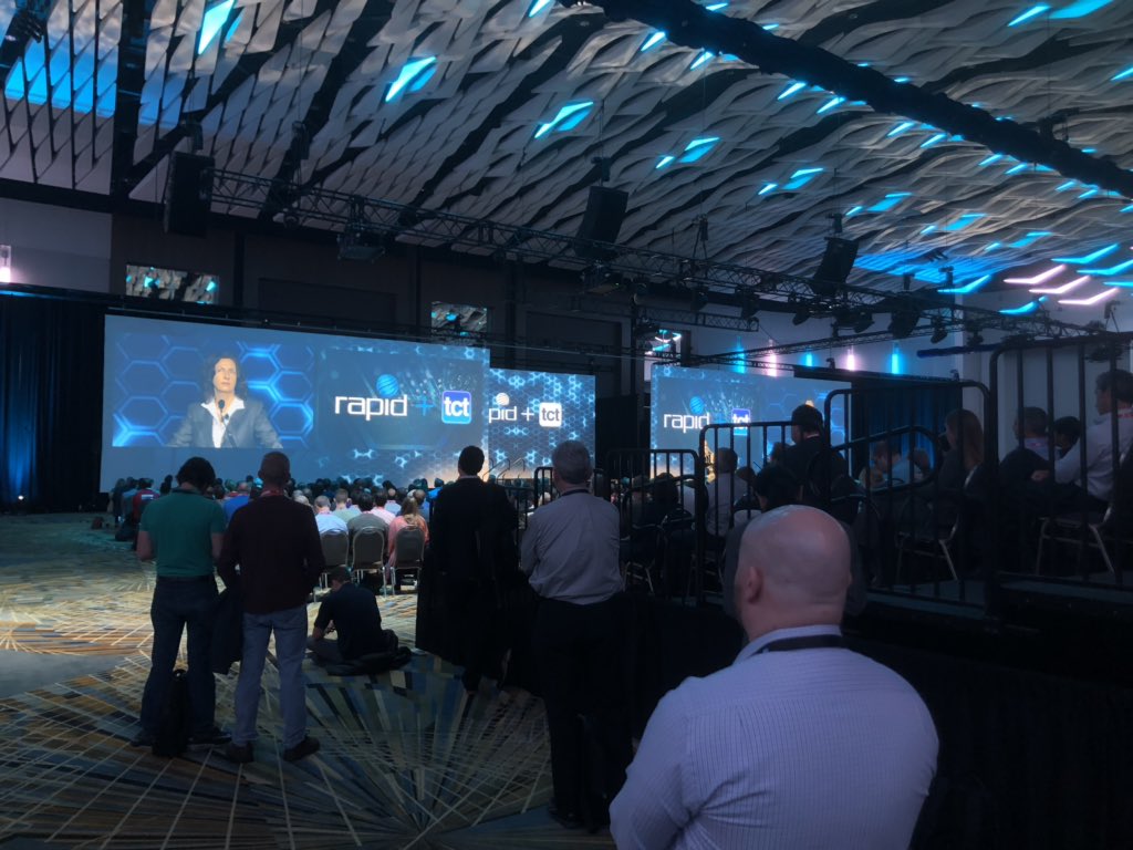 DougAngusLee's tweet photo. At RAPID + TCT 2019 ready for the newest and best in additive manufacturing. https://t.co/nmORcAGn6N