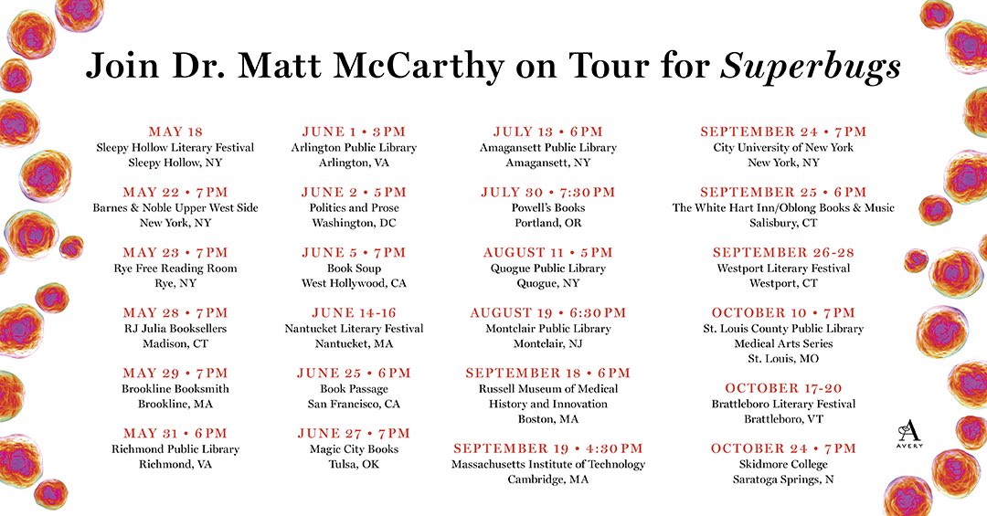 My new book, SUPERBUGS, is out today! It’s a deep-dive into the world of drug-resistant microbes and the extraordinary people hunting for a cure.