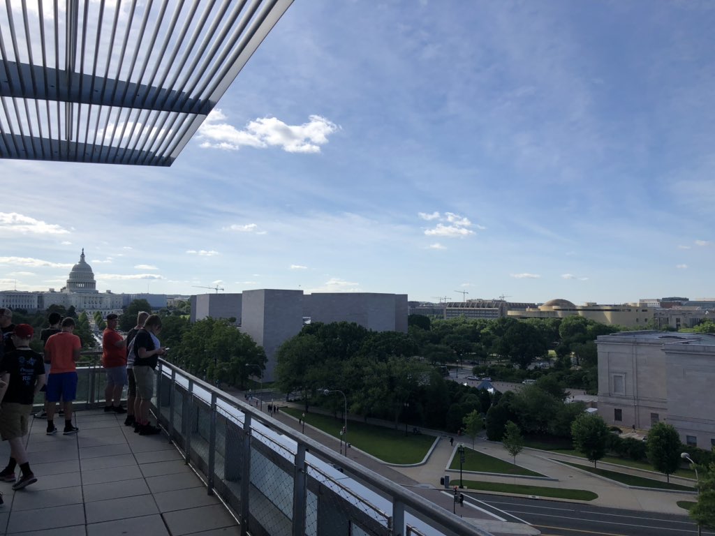 CirclevilleDC's tweet photo. Views from the overlook of the Newseum. #CMSinDC https://t.co/diDFfgQ9De