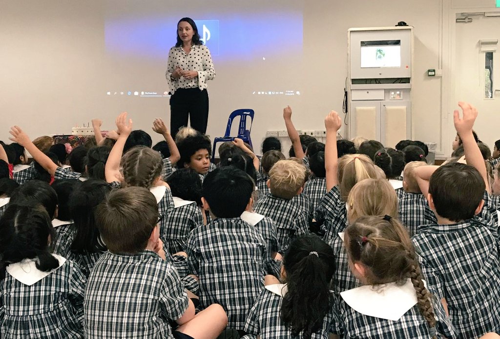 Reception_TTS's tweet photo. Reception classes enjoyed a thoughtful assembly all about being a risk taker with Ms Craigie! @infants_TTS https://t.co/ouSSLFtExW