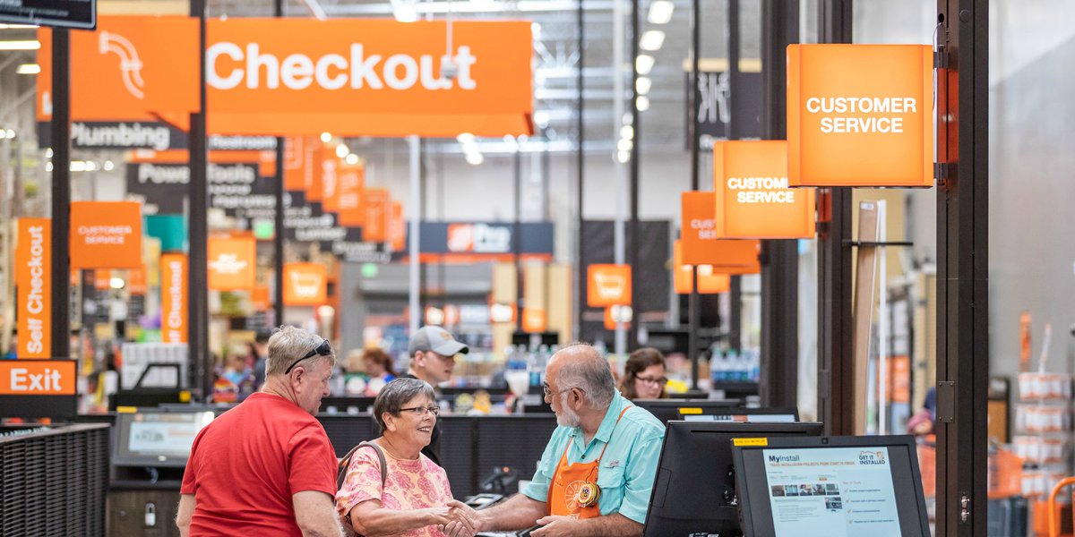 Home Depot Customer Service تويتر \ The Home Depot على تويتر: "During the quarter we continued to improve our front-end checkout experience. Our customer service scores in checkout time satisfaction have increased over 500 basis points