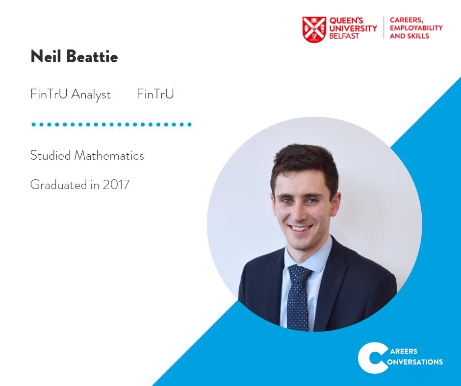 QUBCareers's tweet photo. Would you like to find out how the Neil managed to secure his graduate job with @FinTrU?

Neil will be at out VR Careers Showcase on Thurs from 11-3 in the SGC Hub to give hints and tips on how he managed to secure his dream job.

#trysomethingnew #DevelopmentWeeks @gradireland https://t.co/qJHJORCqBu