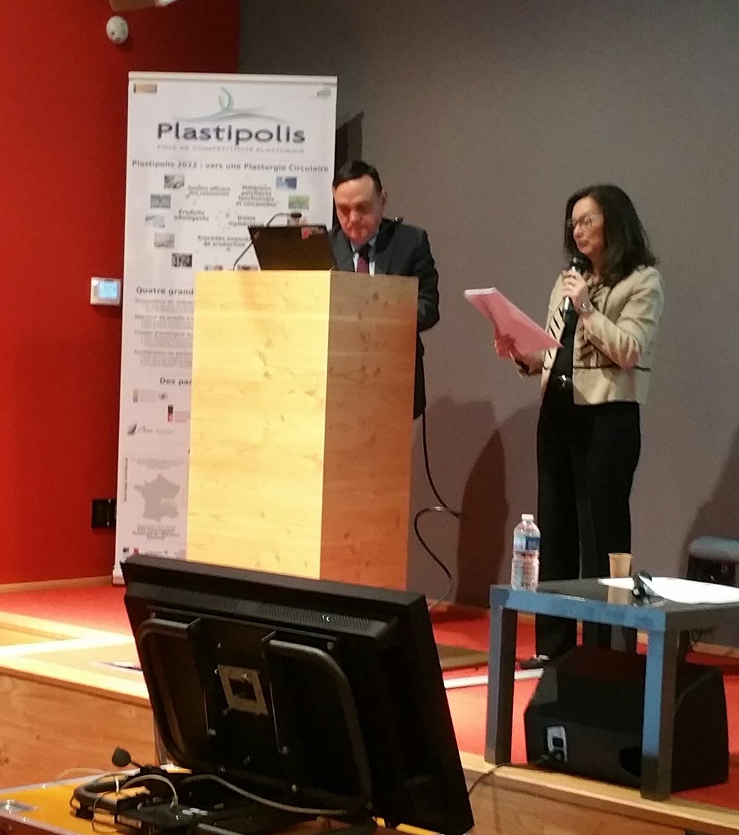 SDaltenbach's tweet photo. Brillante présentation de la présidente Emmanuelle Bouvier à l'AG de #plastipolis pôle de compétitivité de la #plasturgie agissant maintenant à l'échelle nationale en particulier sur l' #EconomieCirculaire https://t.co/JoXezxAr2b