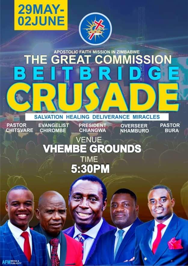 Remember the promise. Here we go, Beitbridge for Jesus. #GreatCommission