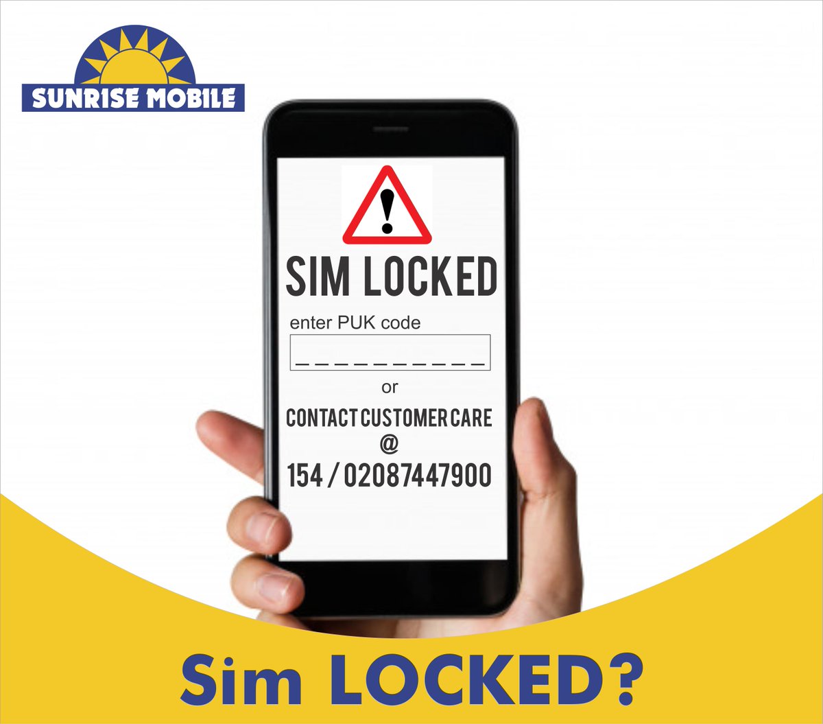 Did you forget your Sunrise Sim PIN? Have you tried the wrong code for more than 3 times? Surely your sim has been locked and you need to either enter PUK code or contact customer care.#sunrisesim #sunrisemobile #london #uk #telecomcompany #mobilesim #phonesim #simcard #simcarduk