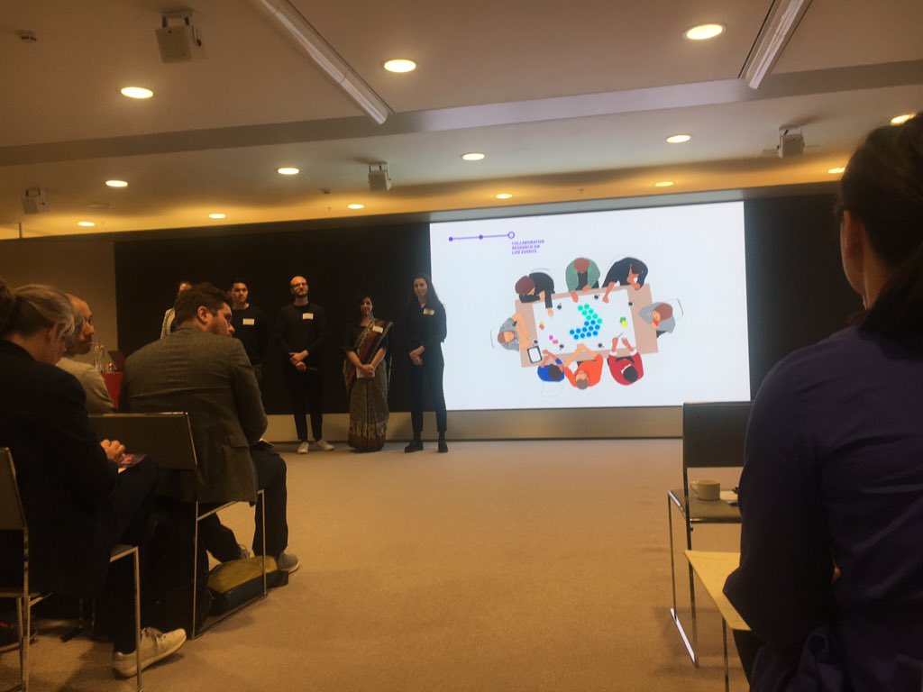 big congrats to the teams dealing with #auroraai brief this year #design_for_gov: particularly impressed by dissection of life events into patterns and using agency pioneers to help spread the life event ideas #usercentereddesign #fingovbots